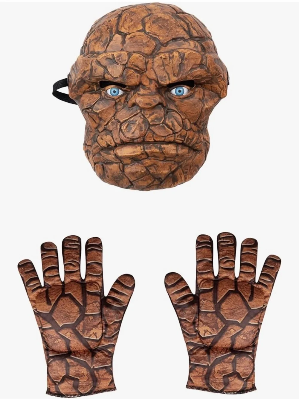 Fantastic Four The Thing Kids Blue Costume with Mask Sz 6/7